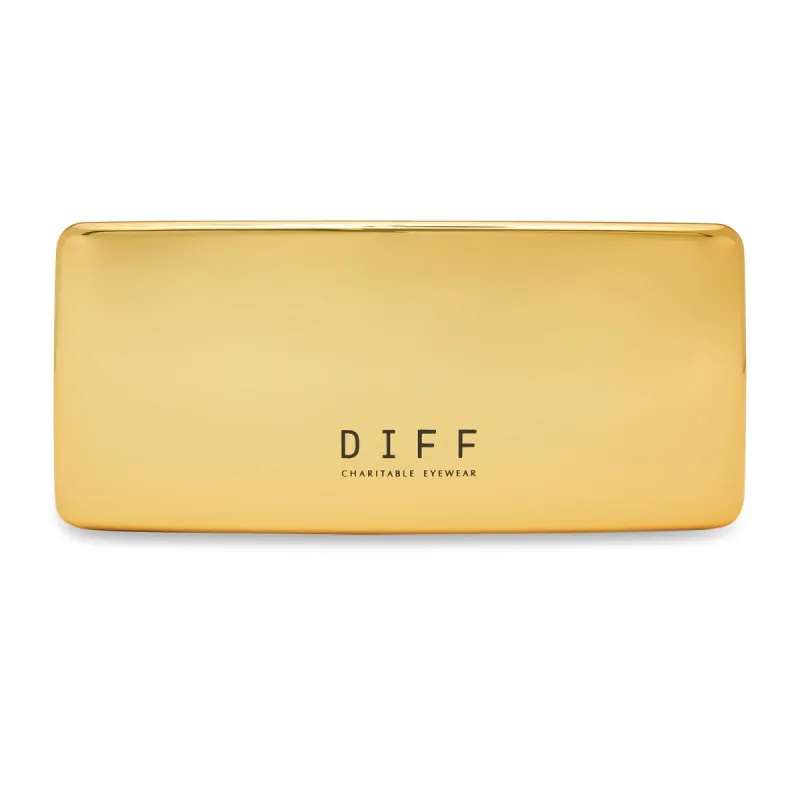 HARD CHROME CASE - GOLD sold by Diff Eyewear