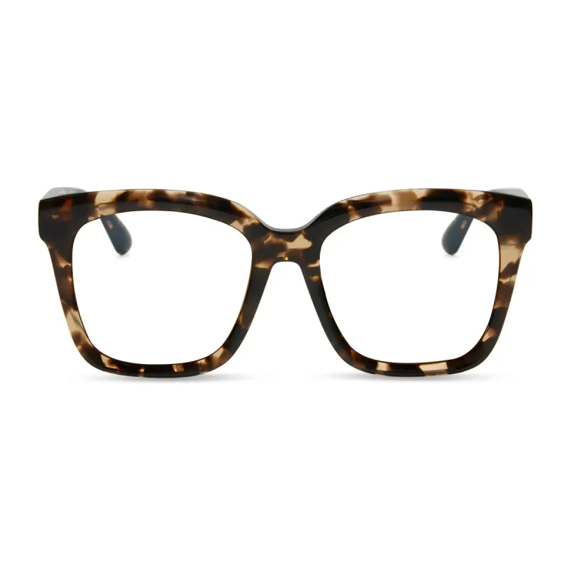 MEREDITH - ESPRESSO TORTOISE + PRESCRIPTION GLASSES sold by Diff Eyewear