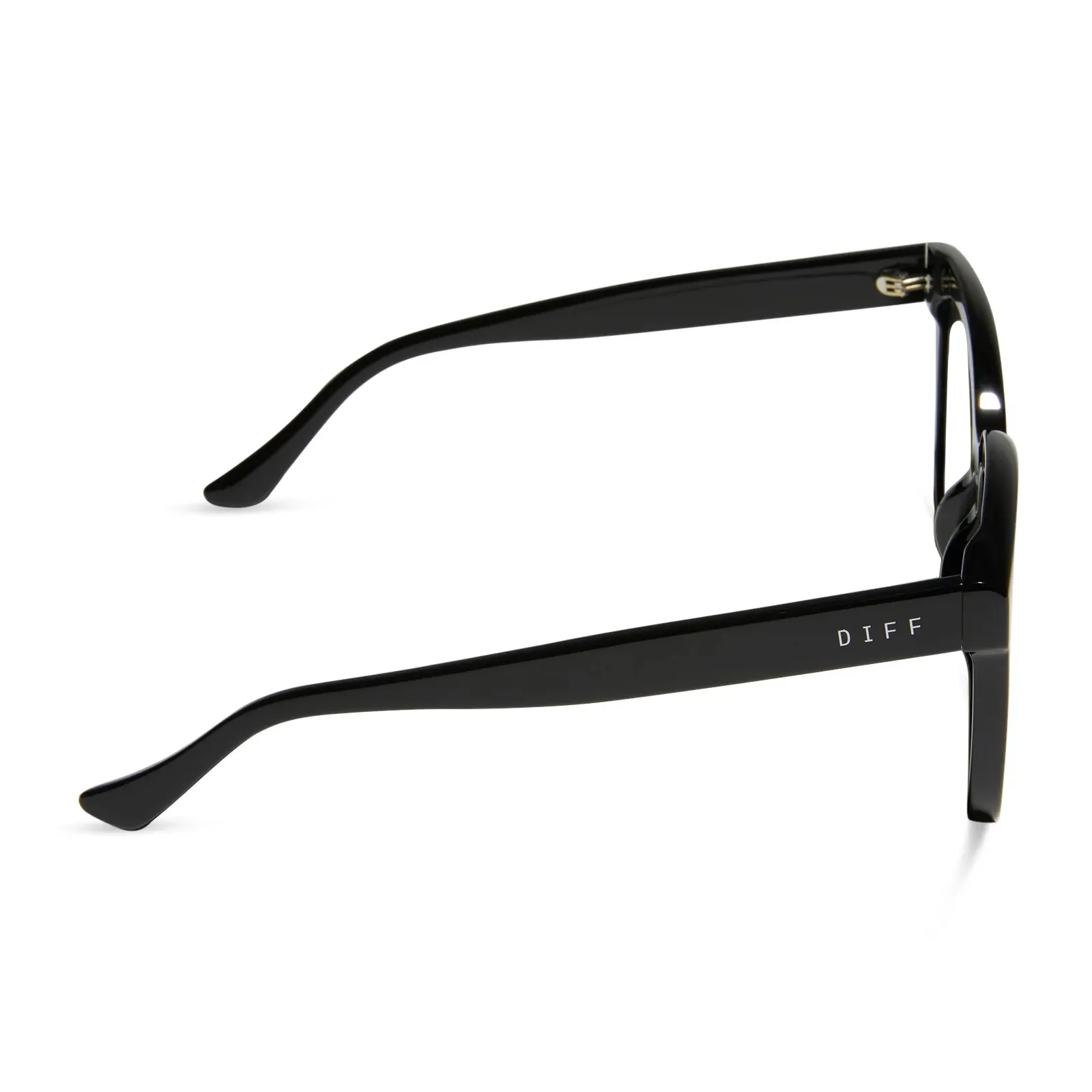 MEREDITH - BLACK + PRESCRIPTION GLASSES sold by Diff Eyewear product image thumbnail 3