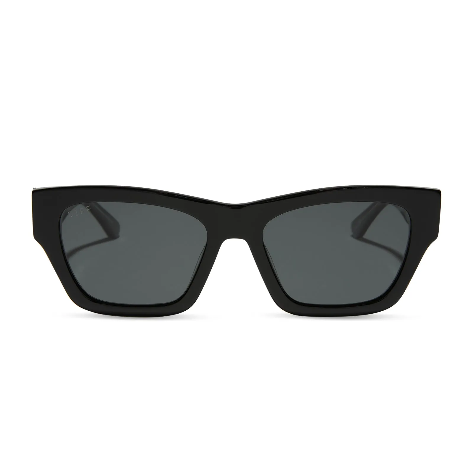 BETH II - NIGHT SKY BLACK + SILVER W GREY + POLARIZED SUNGLASSES sold by Diff Eyewear
