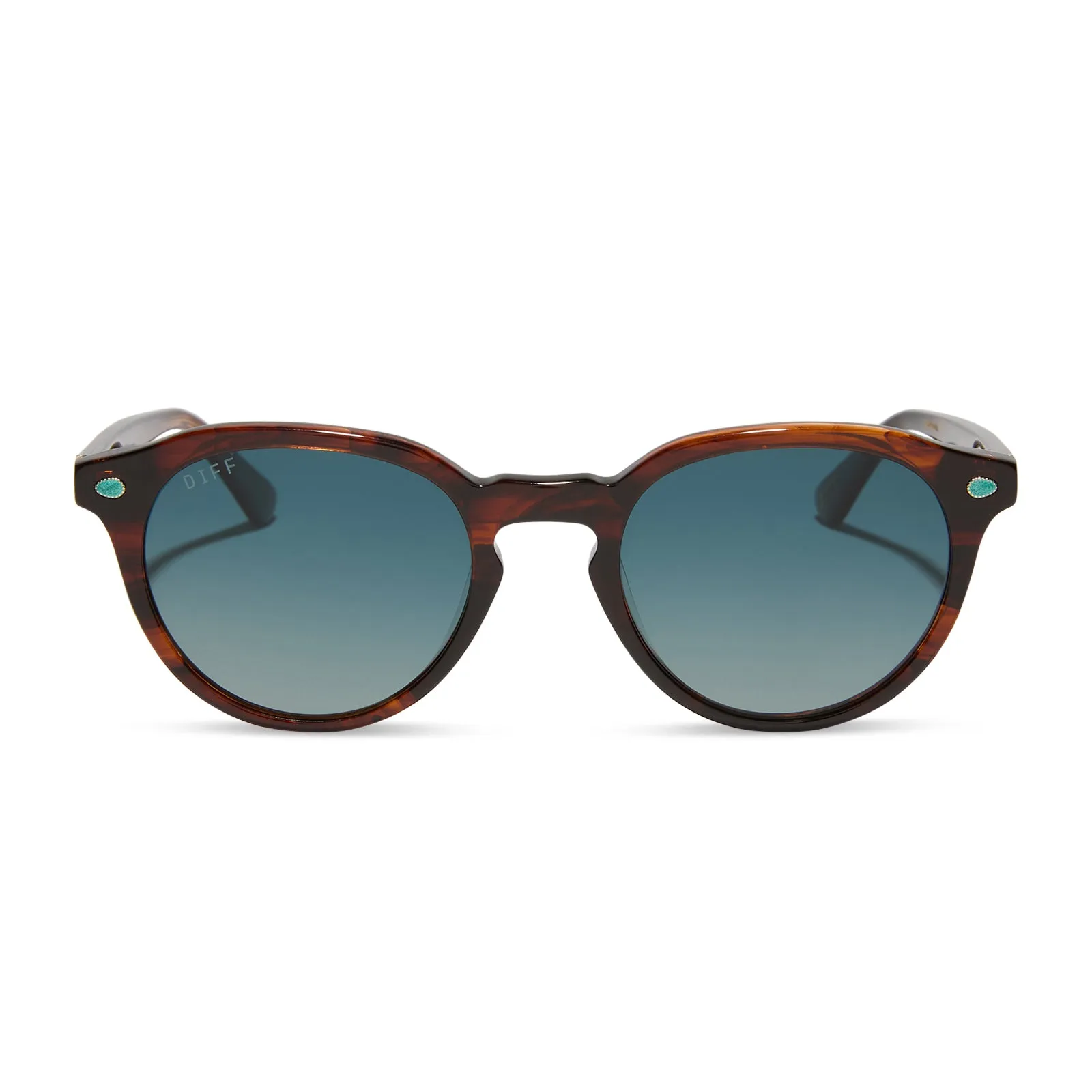 BETH - WARM SEQUOIA TORTOISE + MONTANA SKY + POLARIZED SUNGLASSES sold by Diff Eyewear