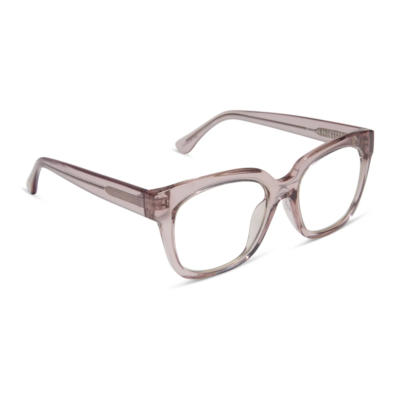 AVA - LIGHT PINK CRYSTAL + BLUE LIGHT READERS sold by Diff Eyewear product image thumbnail 2