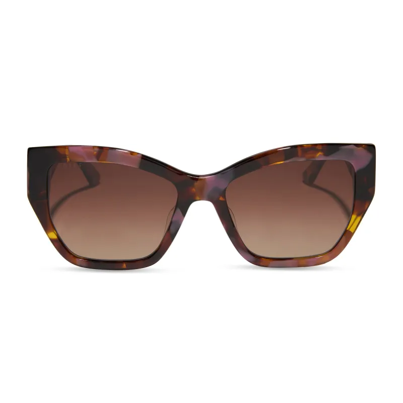 VIVIENNE - TORINO TORTOISE + BROWN GRADIENT SUNGLASSES sold by Diff Eyewear