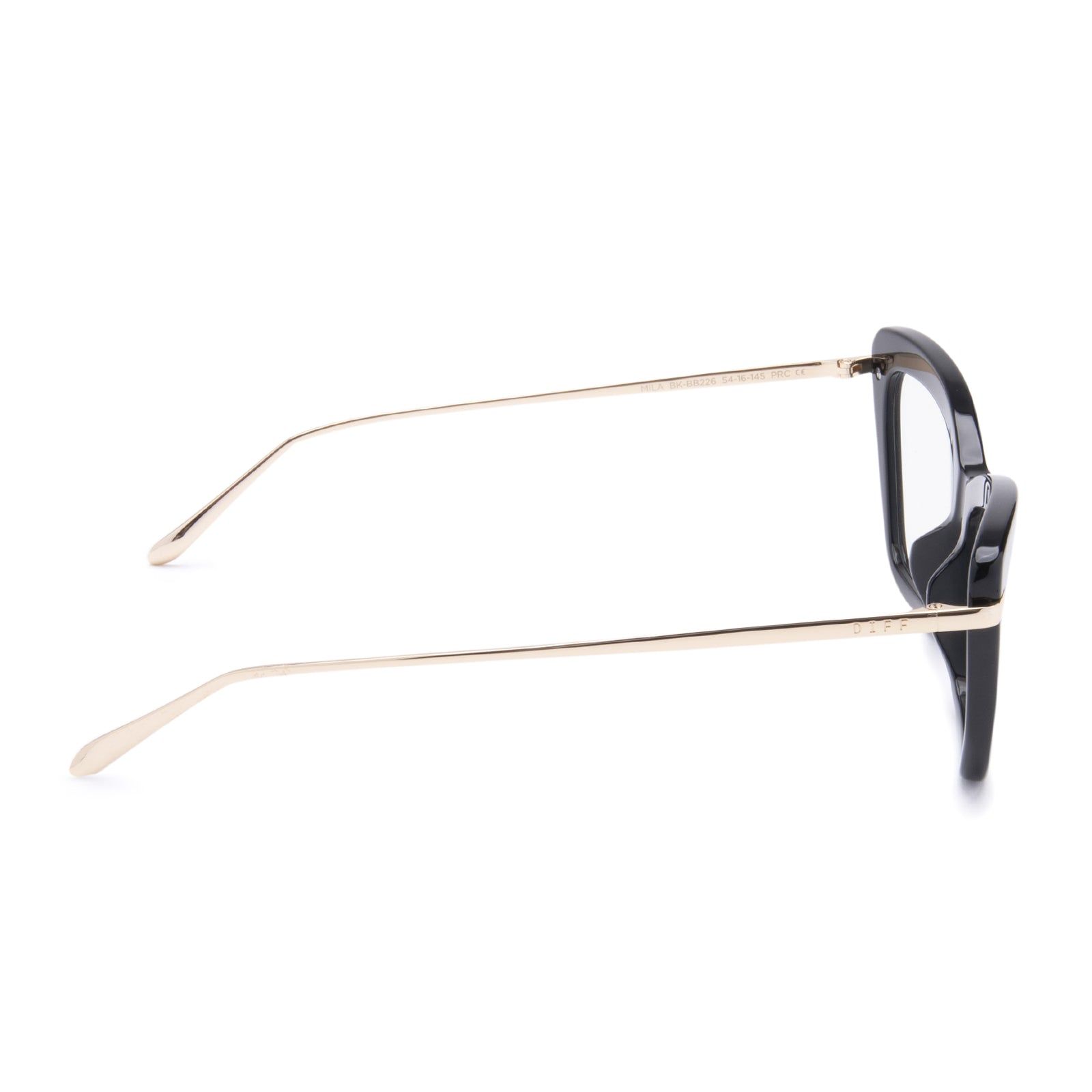 MILA - BLACK + BLUE LIGHT TECHNOLOGY GLASSES sold by Diff Eyewear product image thumbnail 4