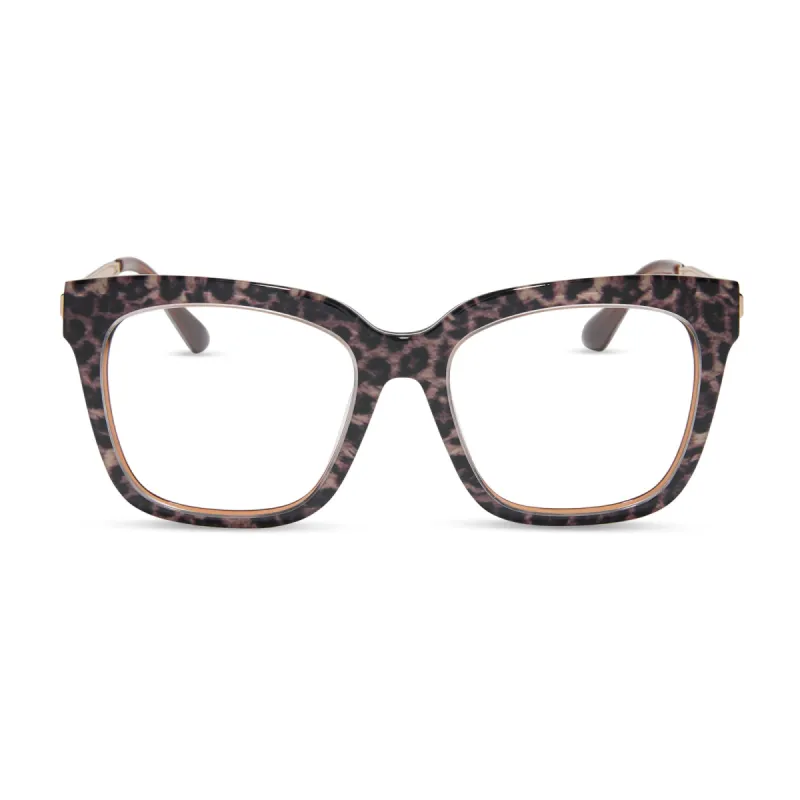 BELLA - LEOPARD TORTOISE + PRESCRIPTION GLASSES sold by Diff Eyewear