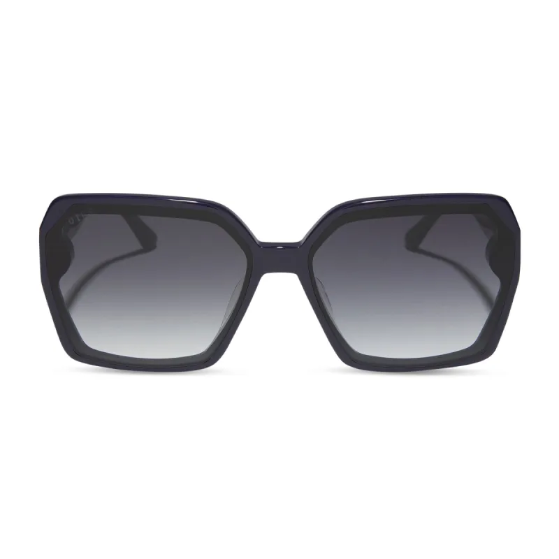 PRESLEY - ROYAL + GREY GRADIENT SUNGLASSES sold by Diff Eyewear