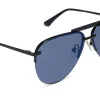 TAHOE - BLACK + MIDNIGHT MIRROR + POLARIZED SUNGLASSES sold by Diff Eyewear