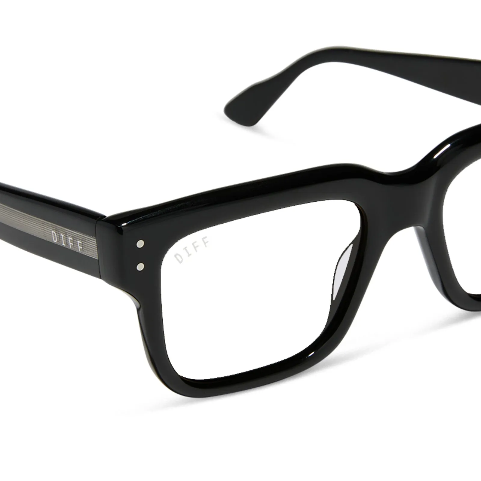 CASH - BLACK + PRESCRIPTION GLASSES sold by Diff Eyewear product image thumbnail 4