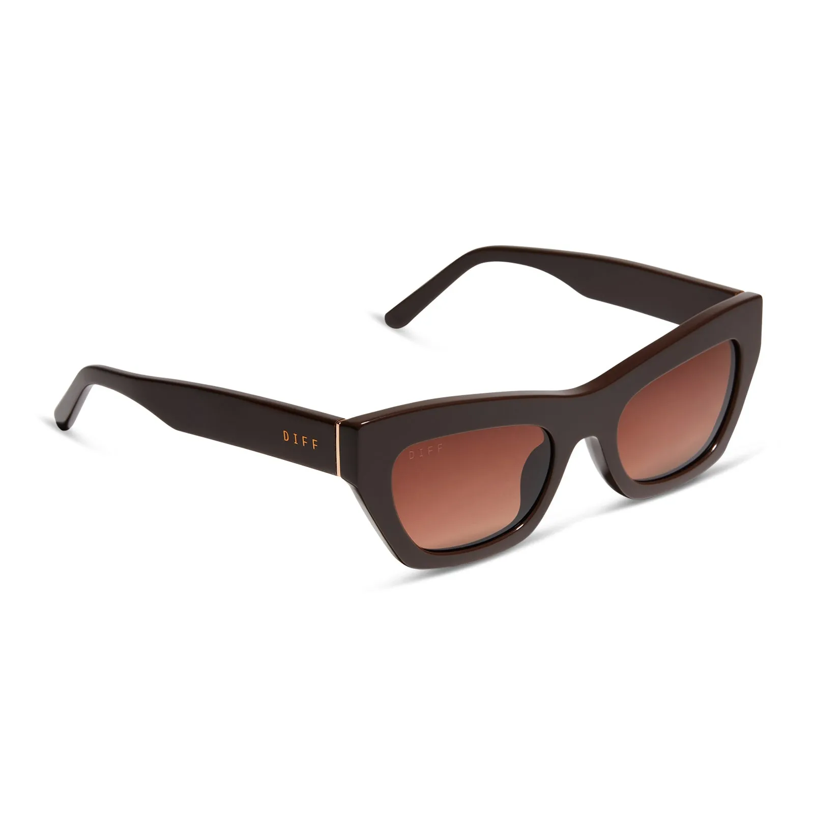 KATARINA - TRUFFLE + BROWN GRADIENT SUNGLASSES sold by Diff Eyewear product image thumbnail 2
