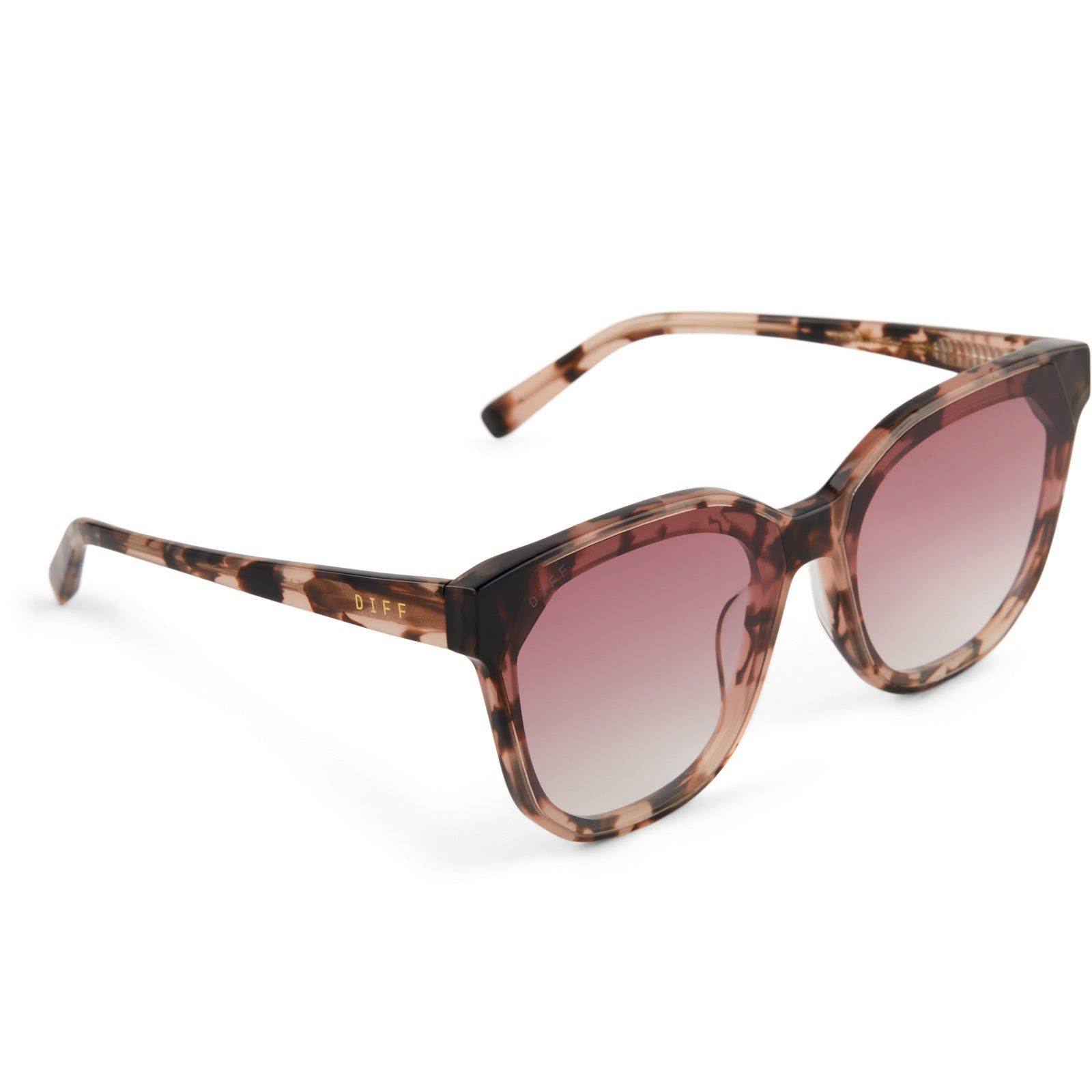 GIA - HIMALAYAN TORTOISE + ROSE GRADIENT SUNGLASSES sold by Diff Eyewear product image thumbnail 4