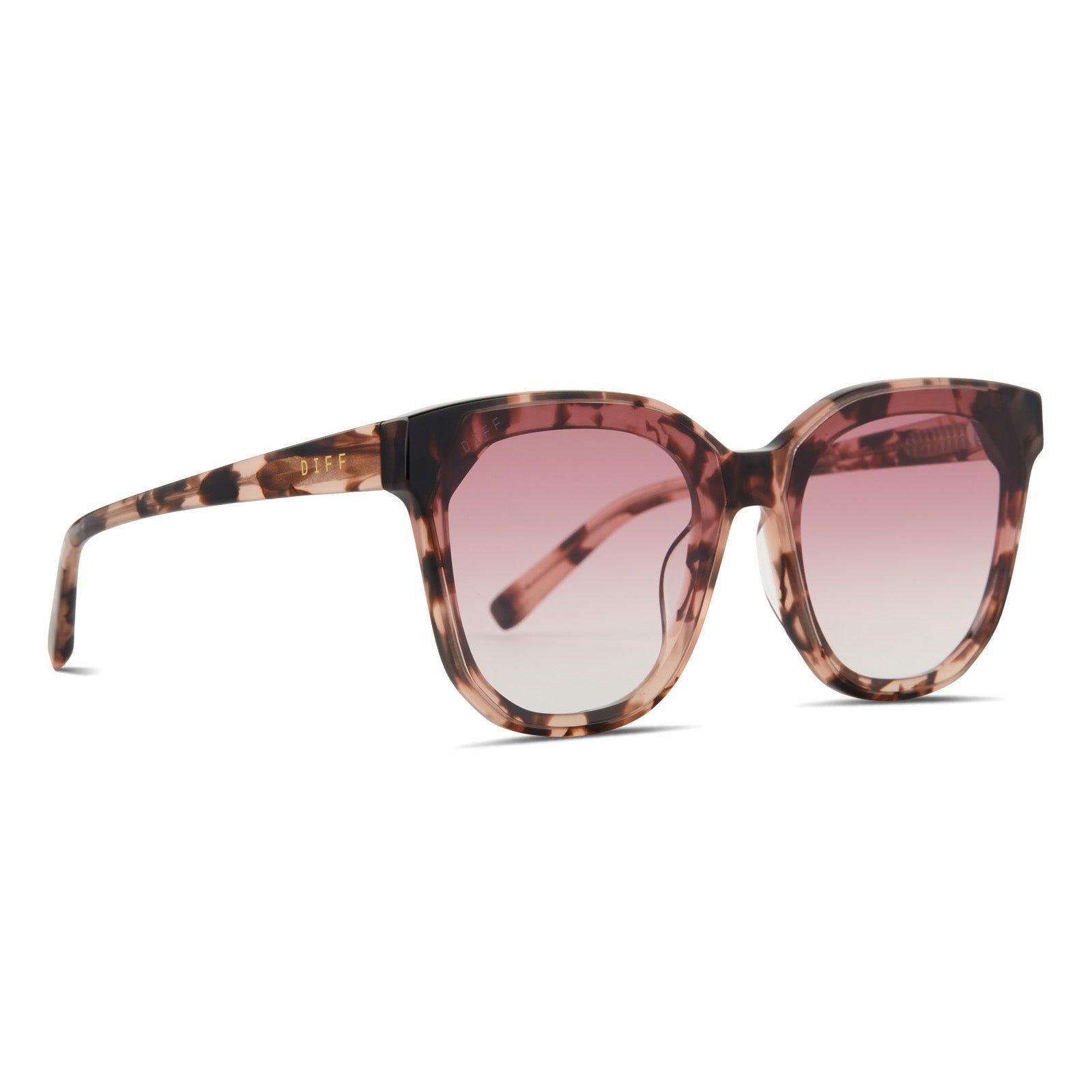 GIA - HIMALAYAN TORTOISE + ROSE GRADIENT SUNGLASSES sold by Diff Eyewear product image thumbnail 2