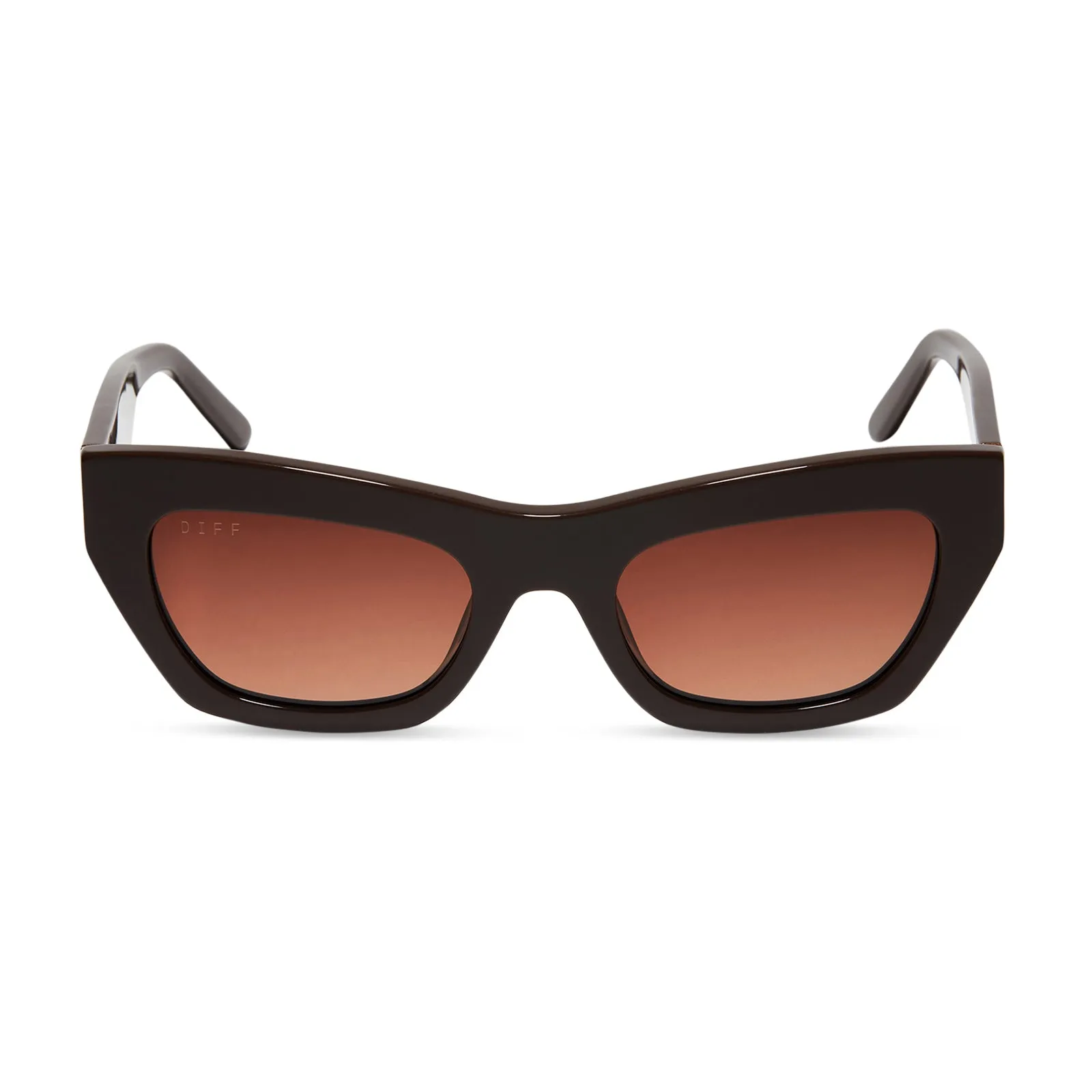 KATARINA - TRUFFLE + BROWN GRADIENT SUNGLASSES sold by Diff Eyewear
