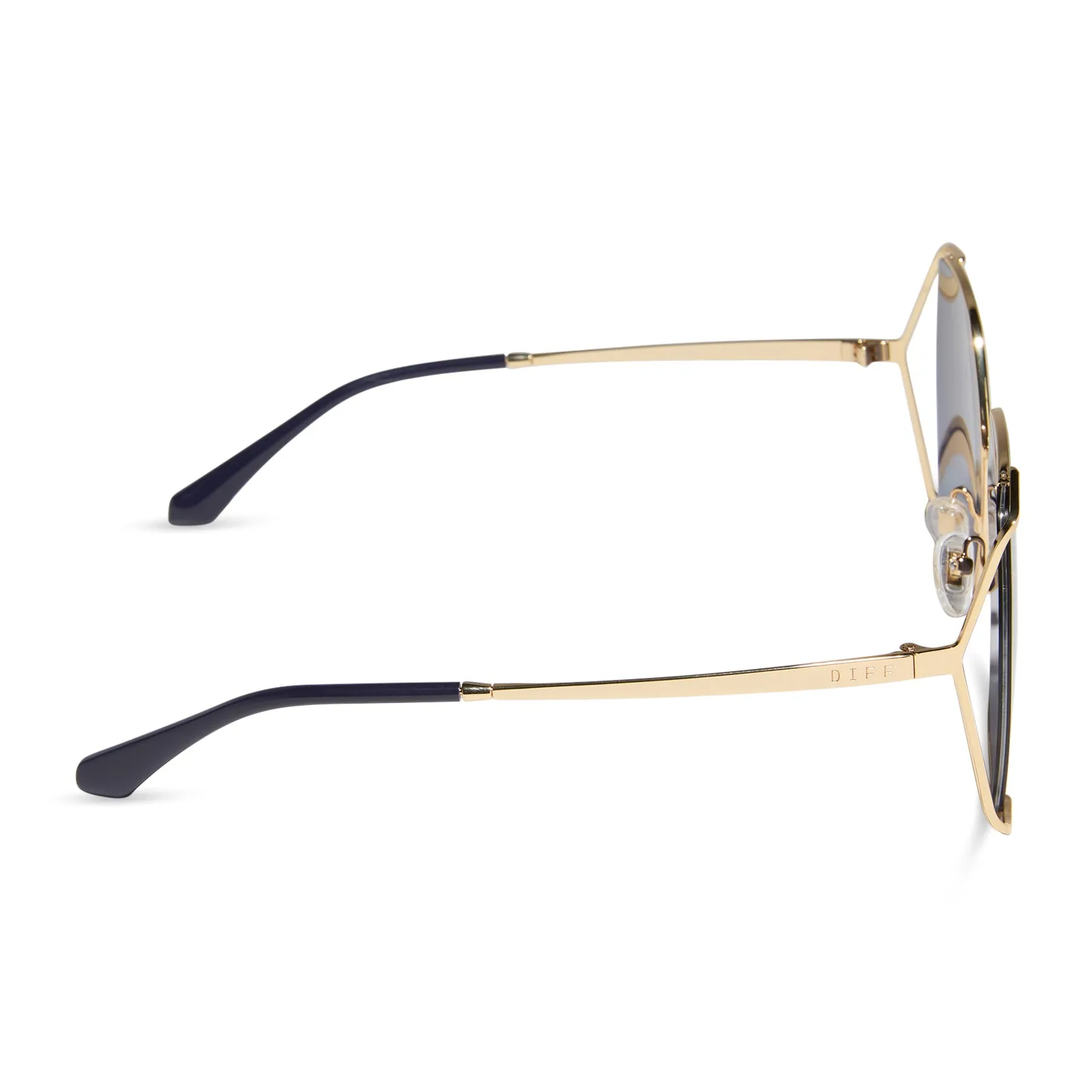 DONNA IV - GOLD + MIDNIGHT + POLARIZED SUNGLASSES sold by Diff Eyewear product image thumbnail 3
