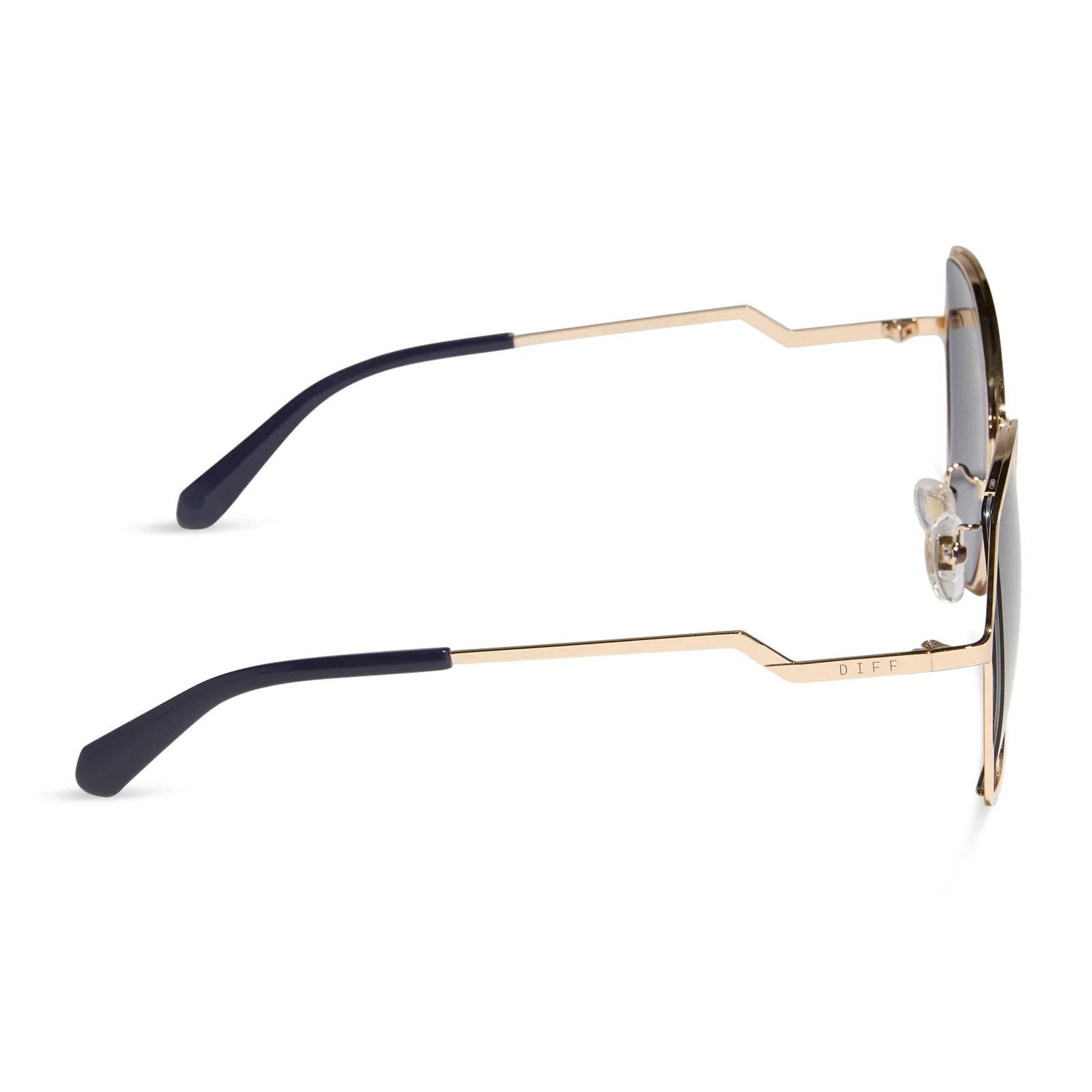 DONNA III - GOLD + MIDNIGHT GRADIENT + POLARIZED SUNGLASSES sold by Diff Eyewear product image thumbnail 3