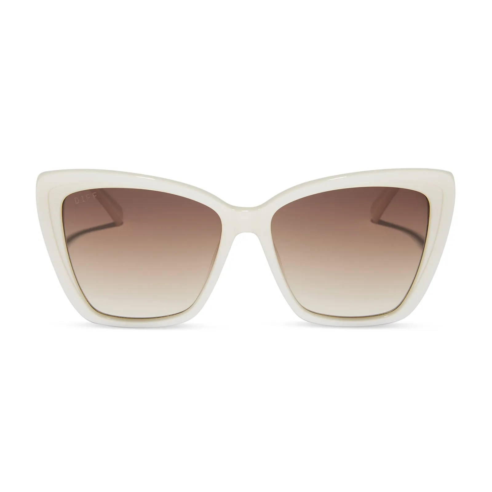 BECKY II - OPALINE + BROWN GRADIENT SUNGLASSES sold by Diff Eyewear
