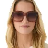 CHARISE - CAFÉ OLE + BROWN GRADIENT + POLARIZED SUNGLASSES sold by Diff Eyewear