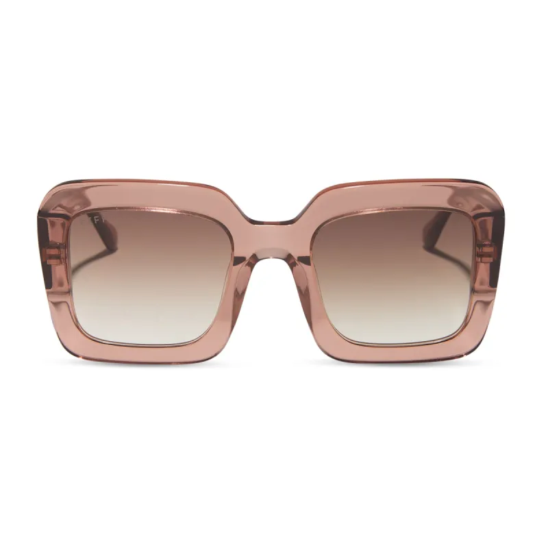 CHARISE - CAFÉ OLE + BROWN GRADIENT + POLARIZED SUNGLASSES sold by Diff Eyewear