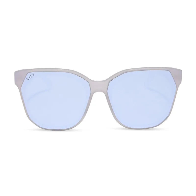 GIA - THISTLE + LAVENDAR MIRROR SUNGLASSES sold by Diff Eyewear