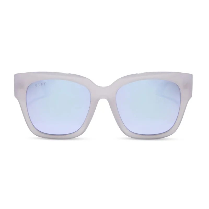 BELLA II - THISTLE + LAVENDAR MIRROR SUNGLASSES sold by Diff Eyewear