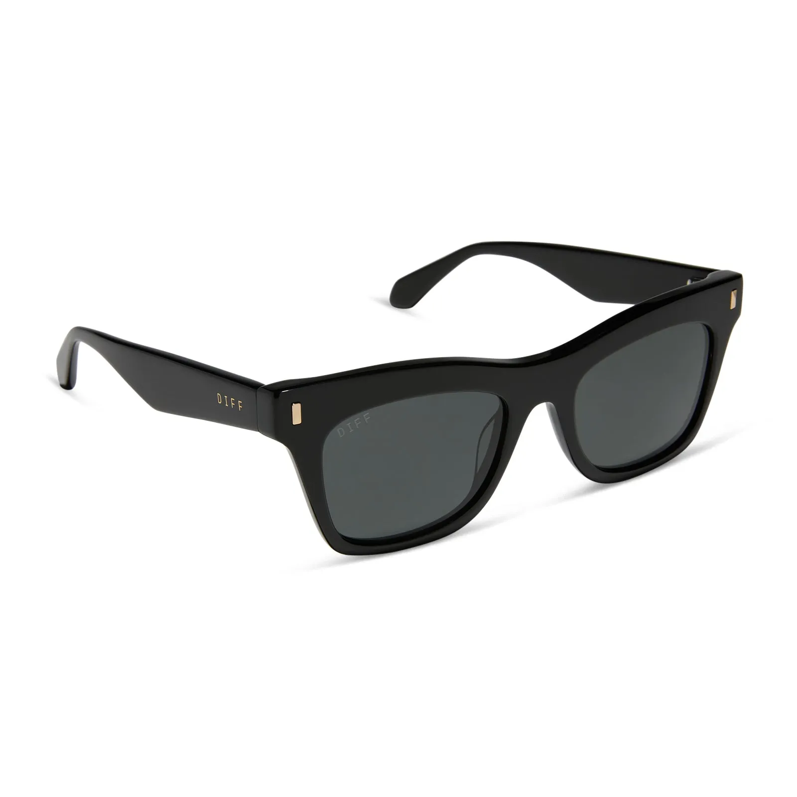 BRADLEY - BLACK + GREY + POLARIZED SUNGLASSES sold by Diff Eyewear product image thumbnail 2
