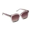 MEREDITH - LIGHT PINK CRYSTAL + WINE GRADIENT SUNGLASSES sold by Diff Eyewear