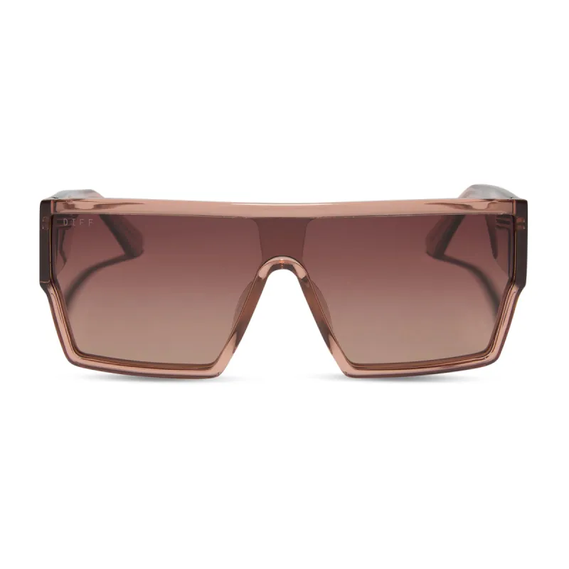 ELECTRA - CAFÉ OLE + BROWN GRADIENT + POLARIZED SUNGLASSES sold by Diff Eyewear