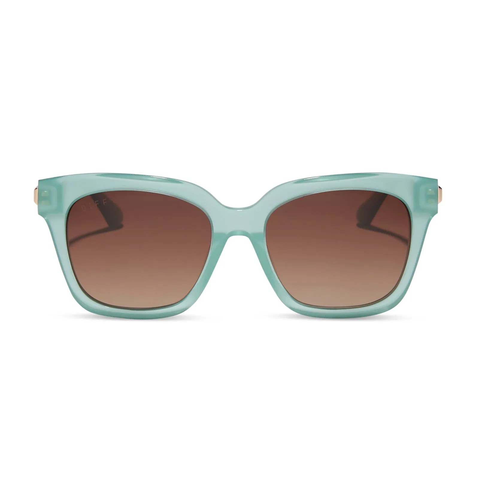 BELLA XS - AQUATIC AWE + BROWN GRADIENT + POLARIZED SUNGLASSES sold by Diff Eyewear