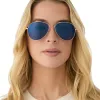 CRUZ - SILVER + MIDNIGHT MIRROR + POLARIZED SUNGLASSES sold by Diff Eyewear