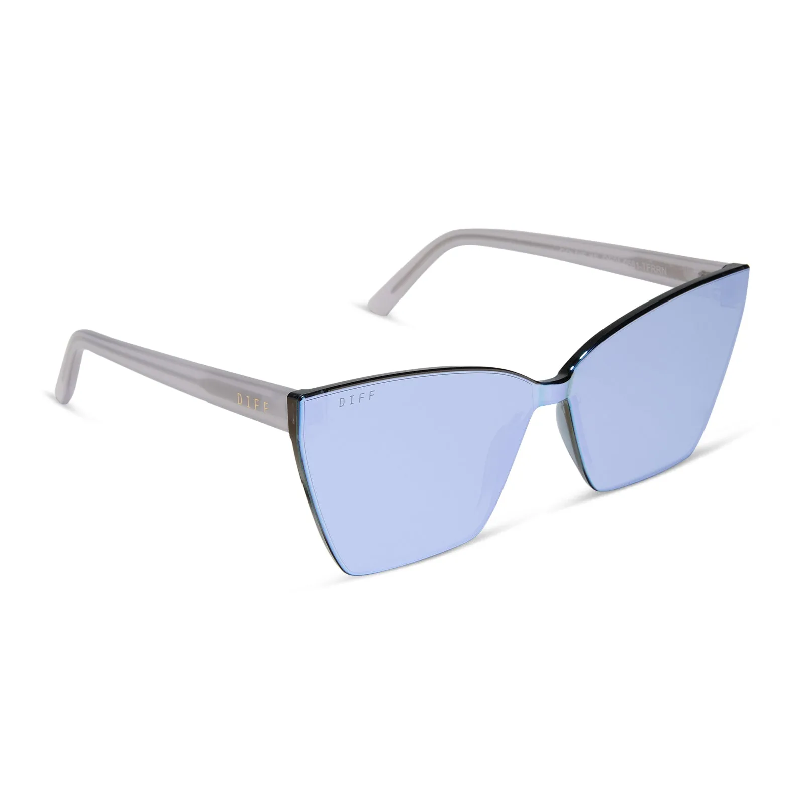 GOLDIE XS - THISTLE + LAVENDER MIRROR SUNGLASSES sold by Diff Eyewear product image thumbnail 2