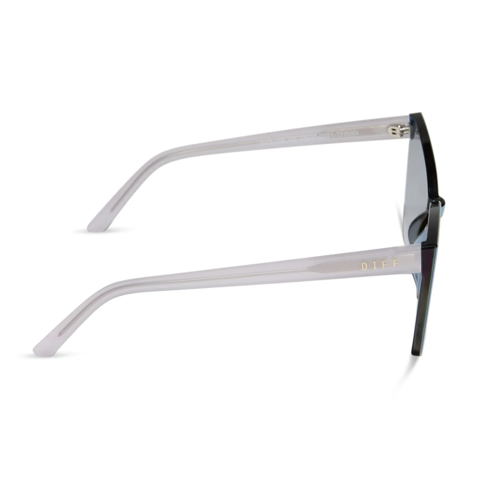 GOLDIE XS - THISTLE + LAVENDER MIRROR SUNGLASSES sold by Diff Eyewear product image thumbnail 3