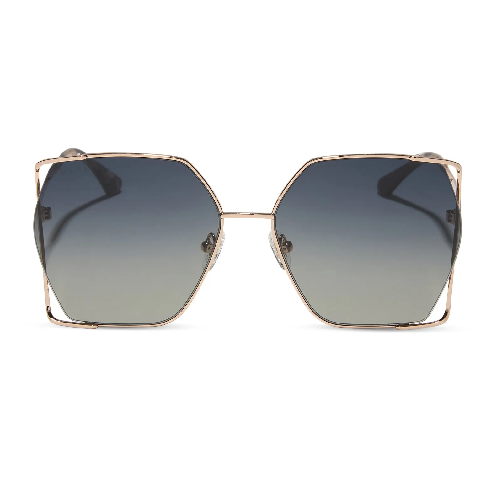 DONNA IV - CHAMPAGNE + GREY GRADIENT SUNGLASSES sold by Diff Eyewear