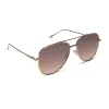 SCARLETT - GOLD + TAUPE ROSE GRADIENT SUNGLASSES sold by Diff Eyewear