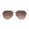 SCARLETT - GOLD + TAUPE ROSE GRADIENT SUNGLASSES sold by Diff Eyewear