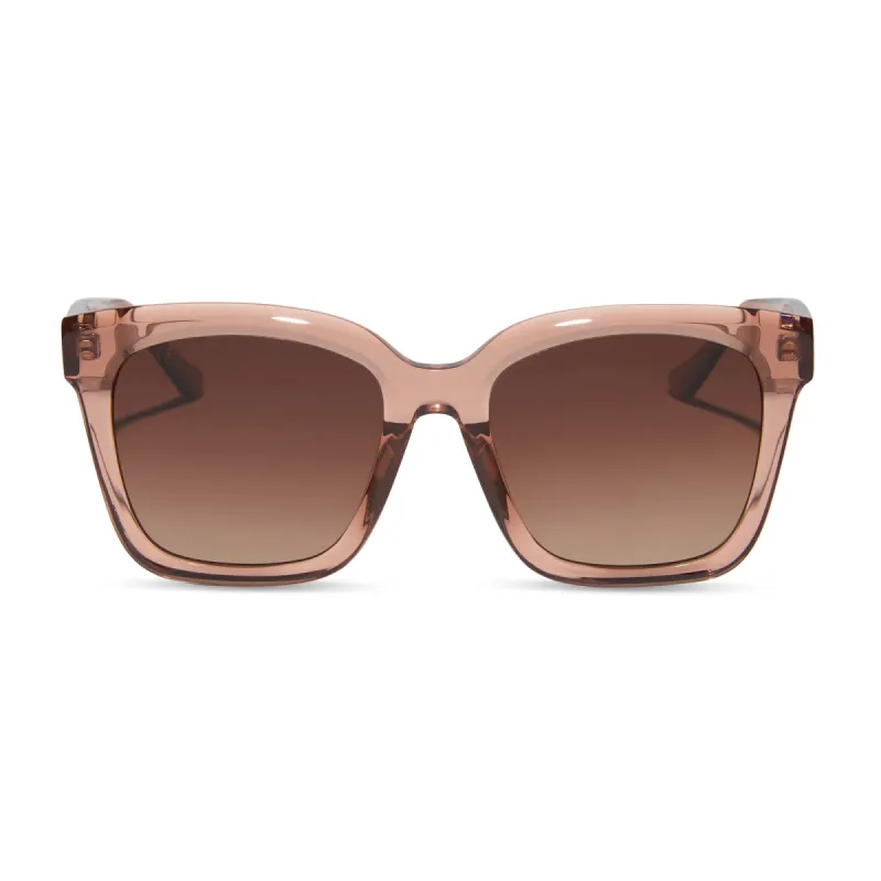 MEREDITH - CAFÉ OLE + BROWN GRADIENT + POLARIZED SUNGLASSES sold by Diff Eyewear