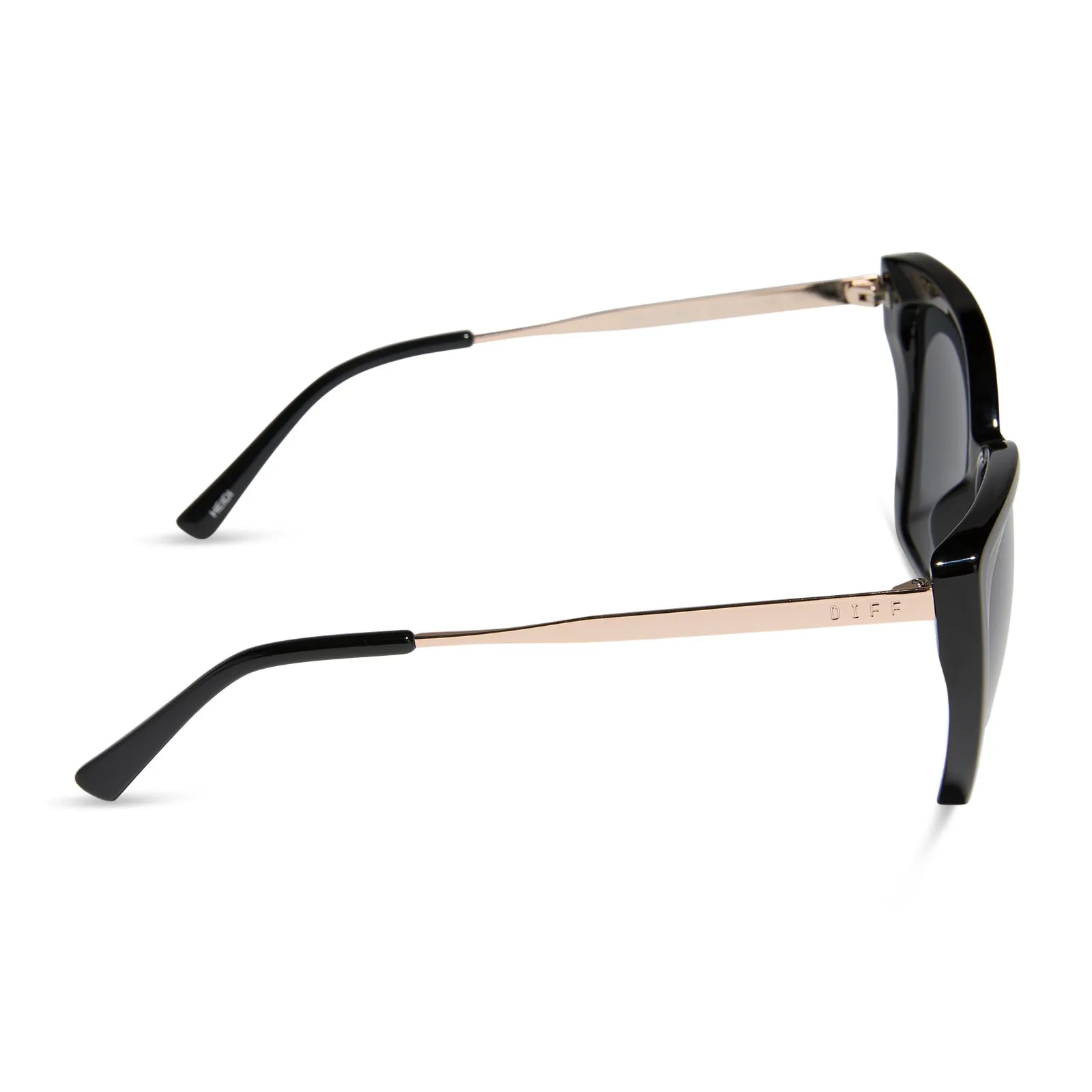 HEIDI - BLACK + GREY SUNGLASS READERS sold by Diff Eyewear product image thumbnail 3