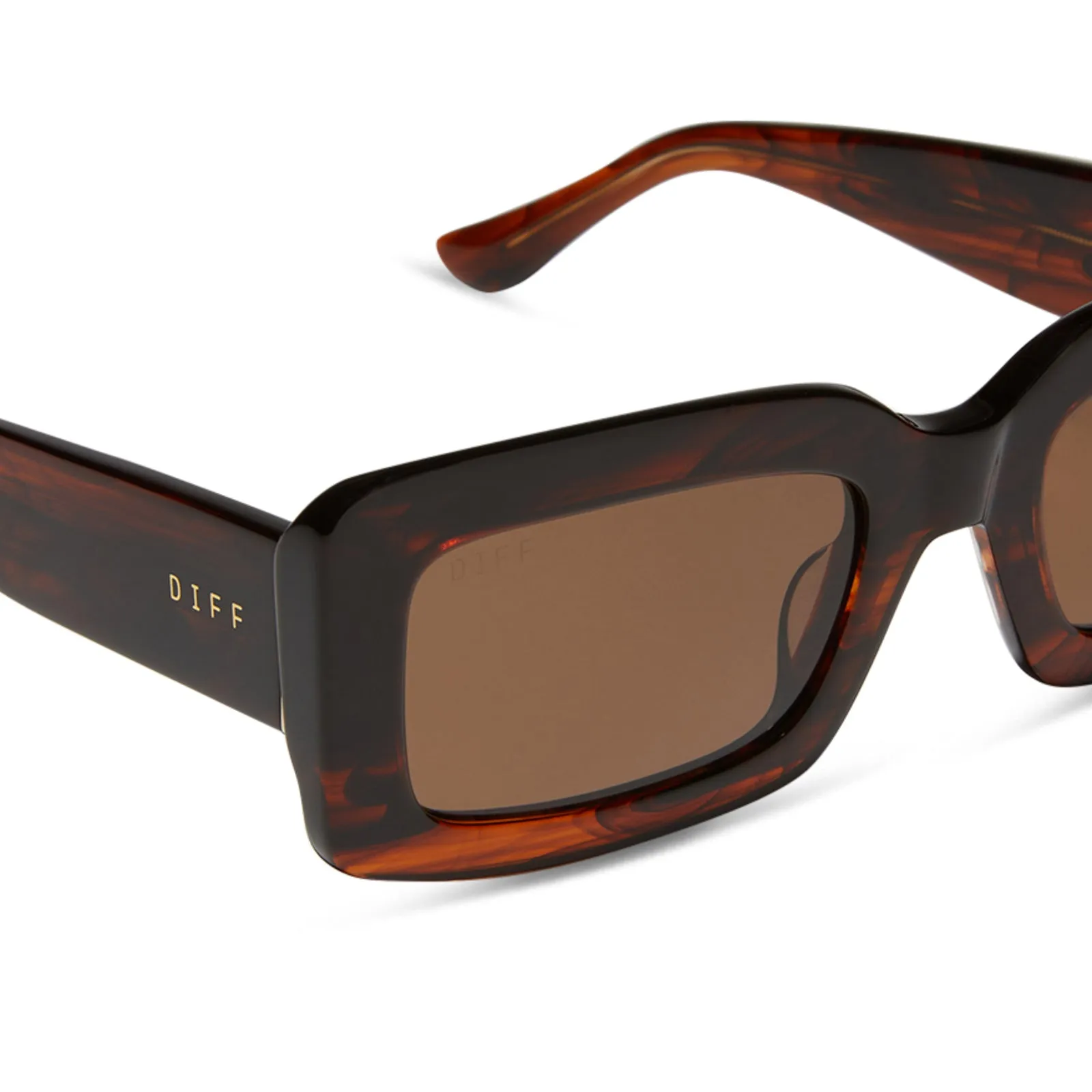 INDY - SEQUOIA TORTOISE + BROWN POLARIZED SUNGLASSES sold by Diff Eyewear product image thumbnail 4