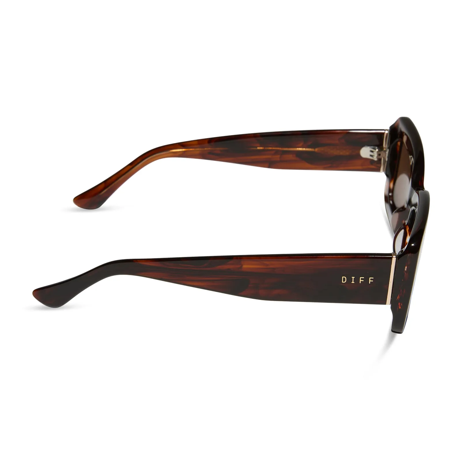 INDY - SEQUOIA TORTOISE + BROWN POLARIZED SUNGLASSES sold by Diff Eyewear product image thumbnail 3