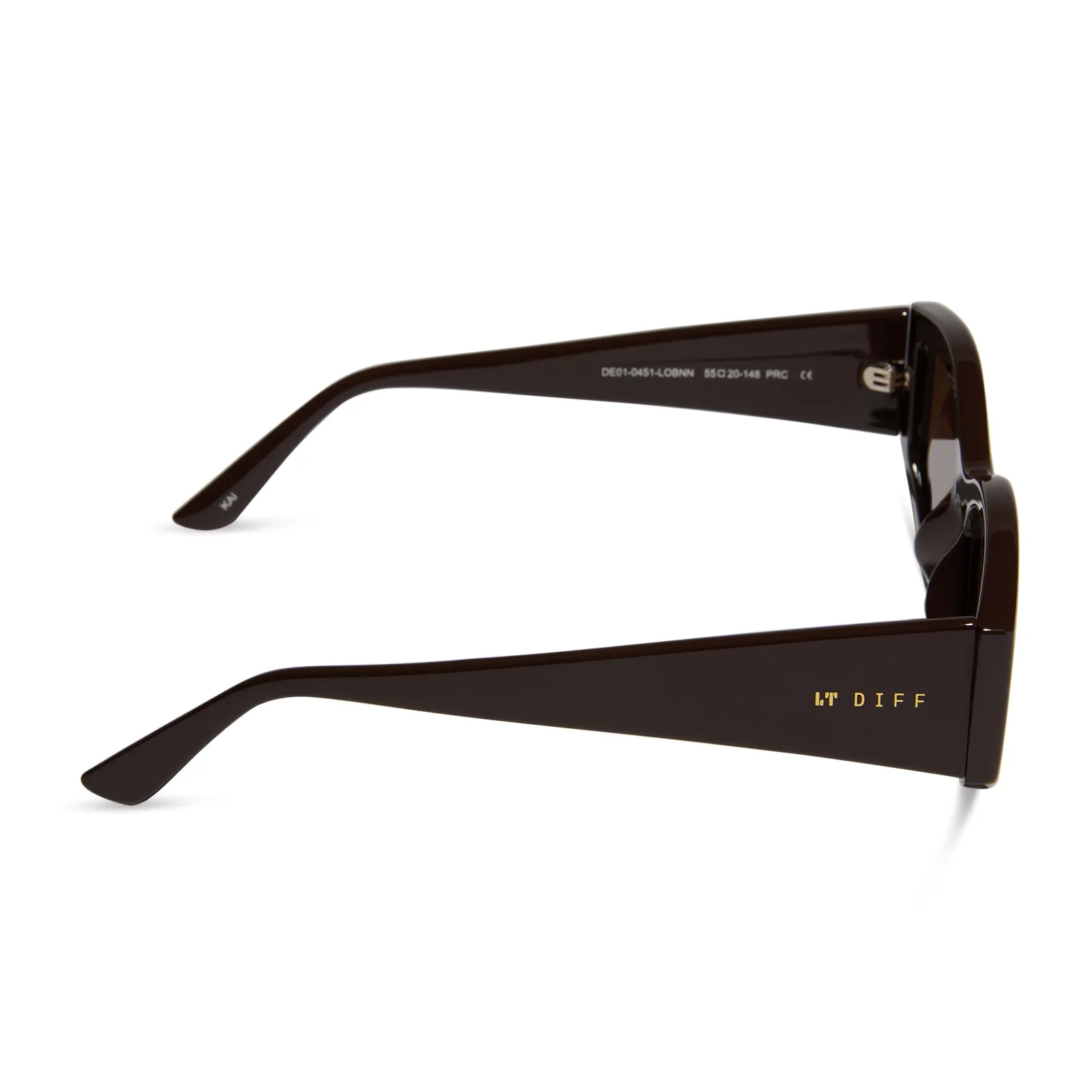 KAI - MAHOGANY + BROWN SUNGLASSES sold by Diff Eyewear product image thumbnail 3