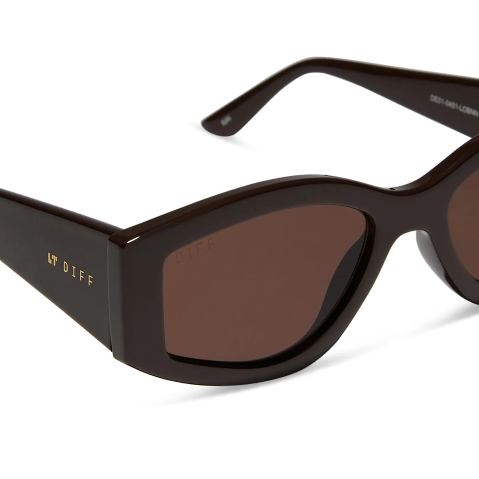 KAI - MAHOGANY + BROWN SUNGLASSES sold by Diff Eyewear product image thumbnail 4