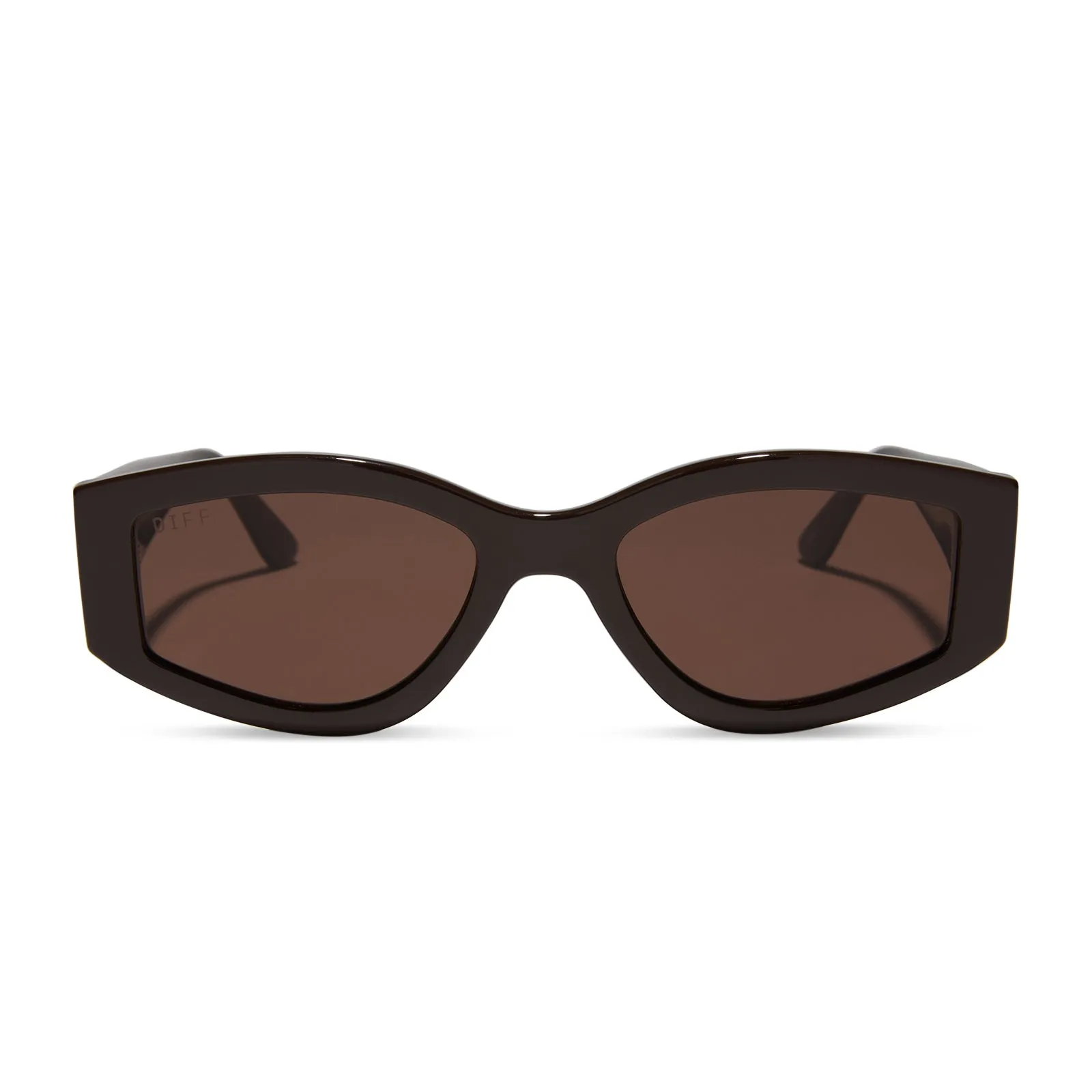 KAI - MAHOGANY + BROWN SUNGLASSES sold by Diff Eyewear
