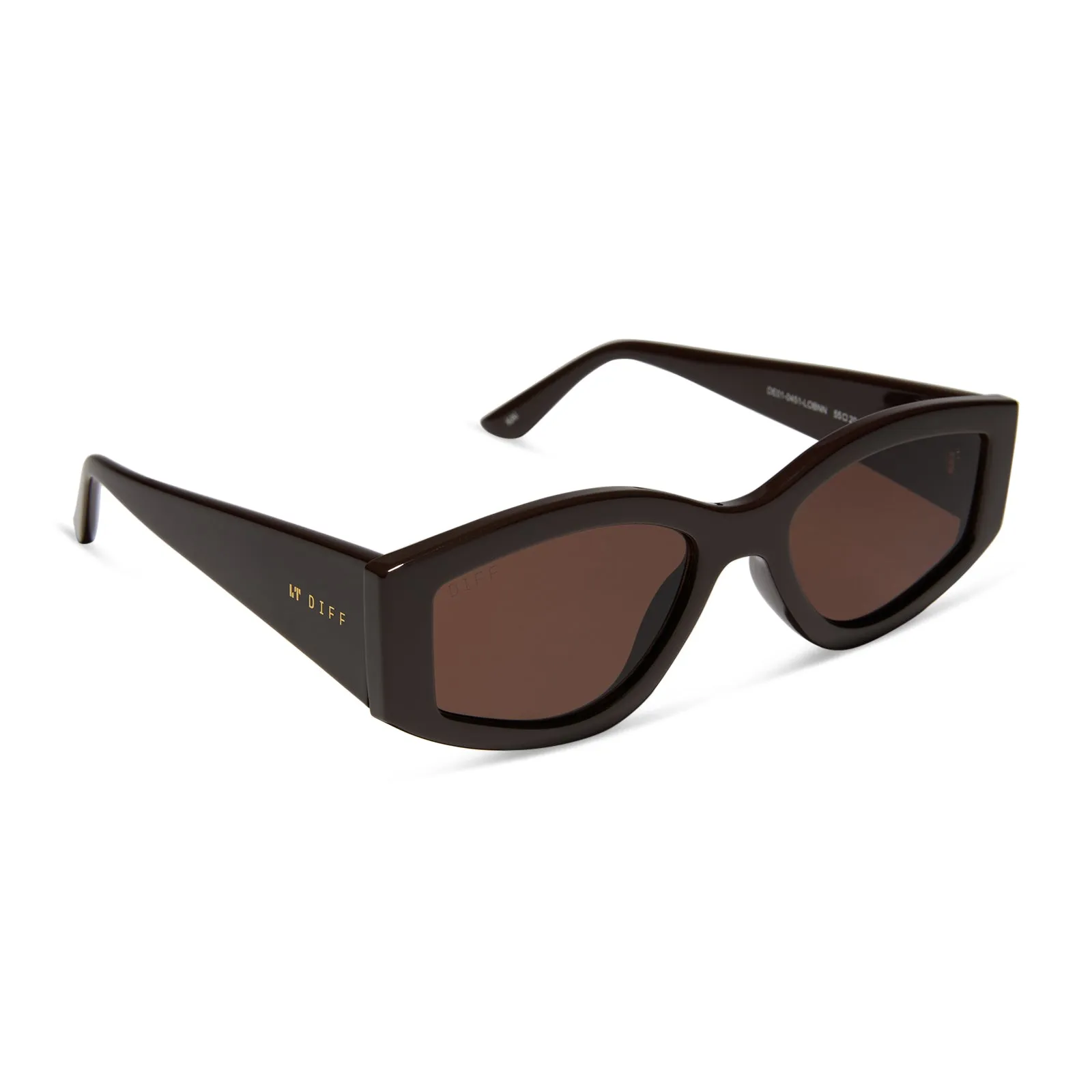 KAI - MAHOGANY + BROWN SUNGLASSES sold by Diff Eyewear product image thumbnail 2