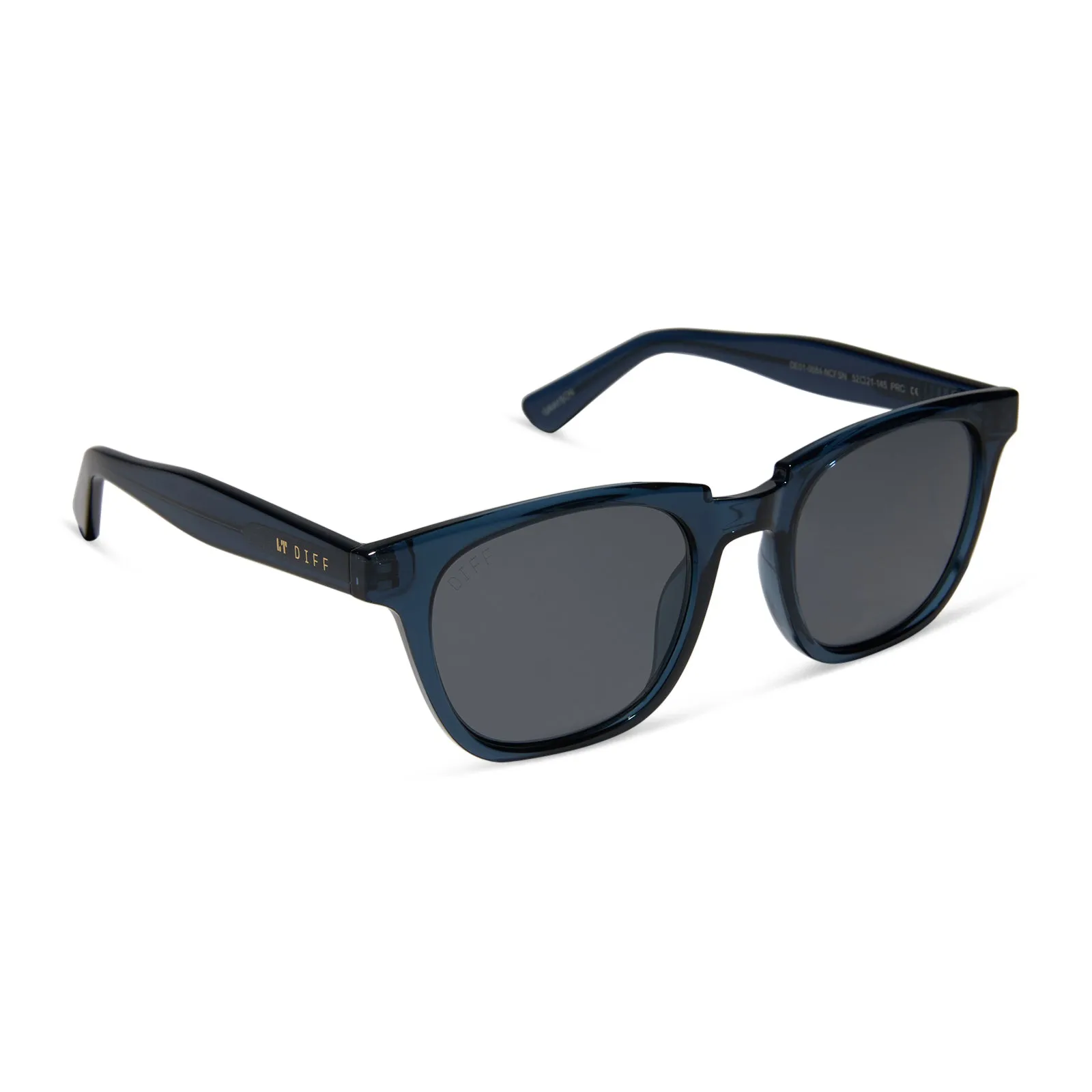 GRAYSON - NAVY CRYSTAL + GREY + SILVER FLASH SUNGLASSES sold by Diff Eyewear product image thumbnail 2