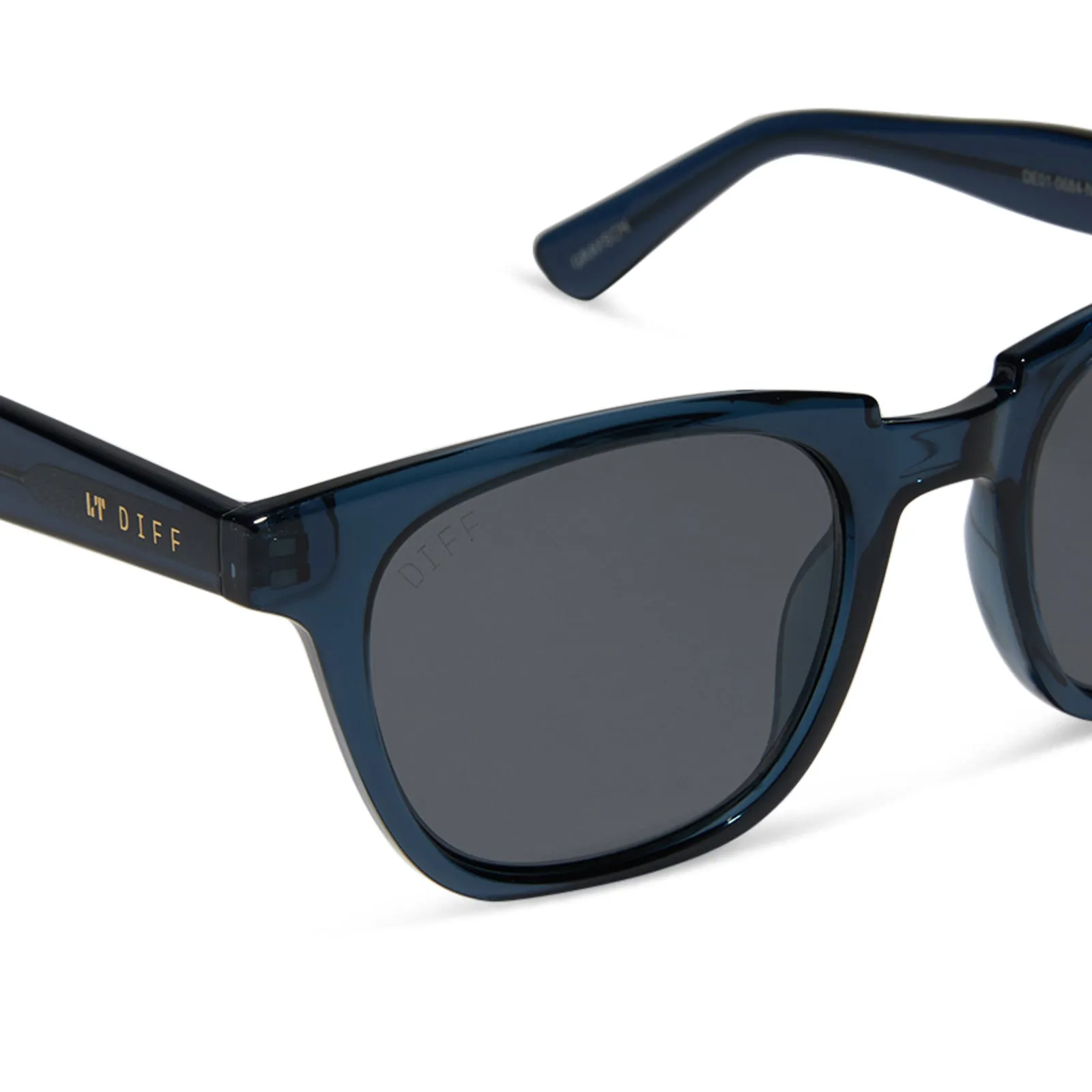 GRAYSON - NAVY CRYSTAL + GREY + SILVER FLASH SUNGLASSES sold by Diff Eyewear product image thumbnail 4