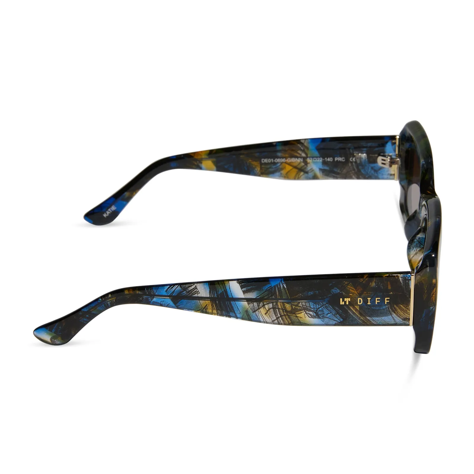 KATIE - GLACIAL TORTOISE + BROWN SUNGLASSES sold by Diff Eyewear product image thumbnail 3