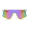 SPIKE - MATTE WHITE + NEON YELLOW + HOT PINK + PINK RUSH MIRROR + POLARIZED SUNGLASSES sold by Diff Eyewear