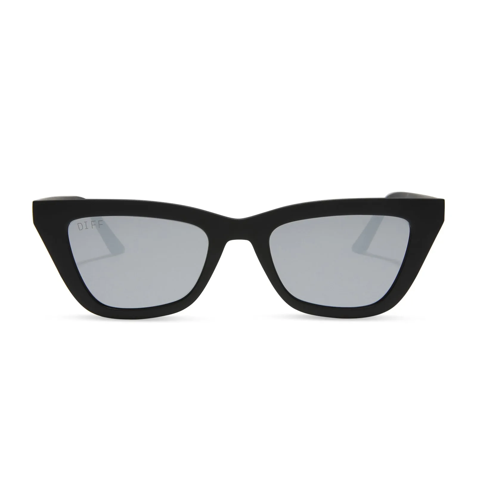NOELLE - MATTE BLACK + GREY SUNGLASSES sold by Diff Eyewear