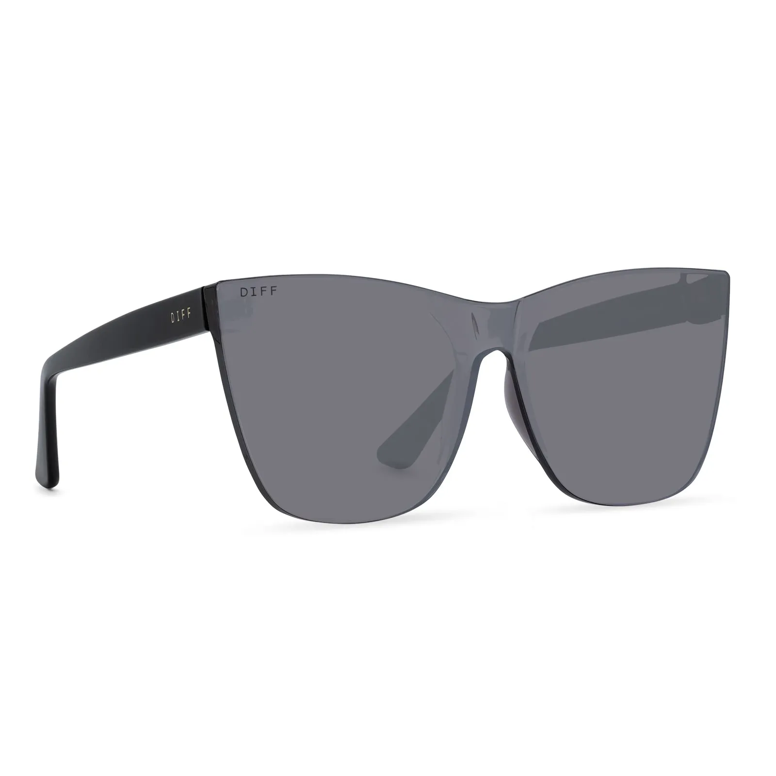 JENNA - BLACK + SMOKE FLASH SUNGLASSES sold by Diff Eyewear product image thumbnail 2