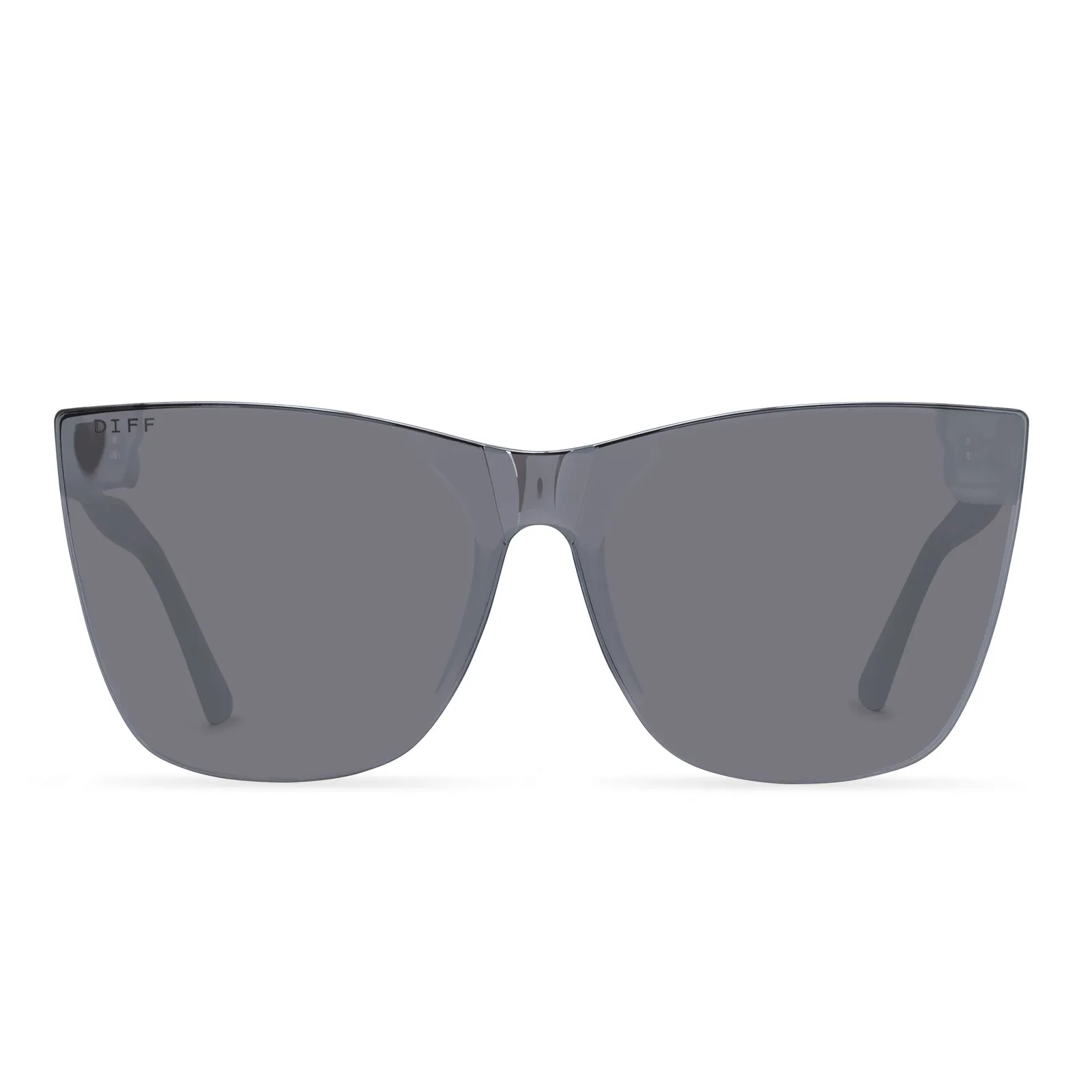 JENNA - BLACK + SMOKE FLASH SUNGLASSES sold by Diff Eyewear