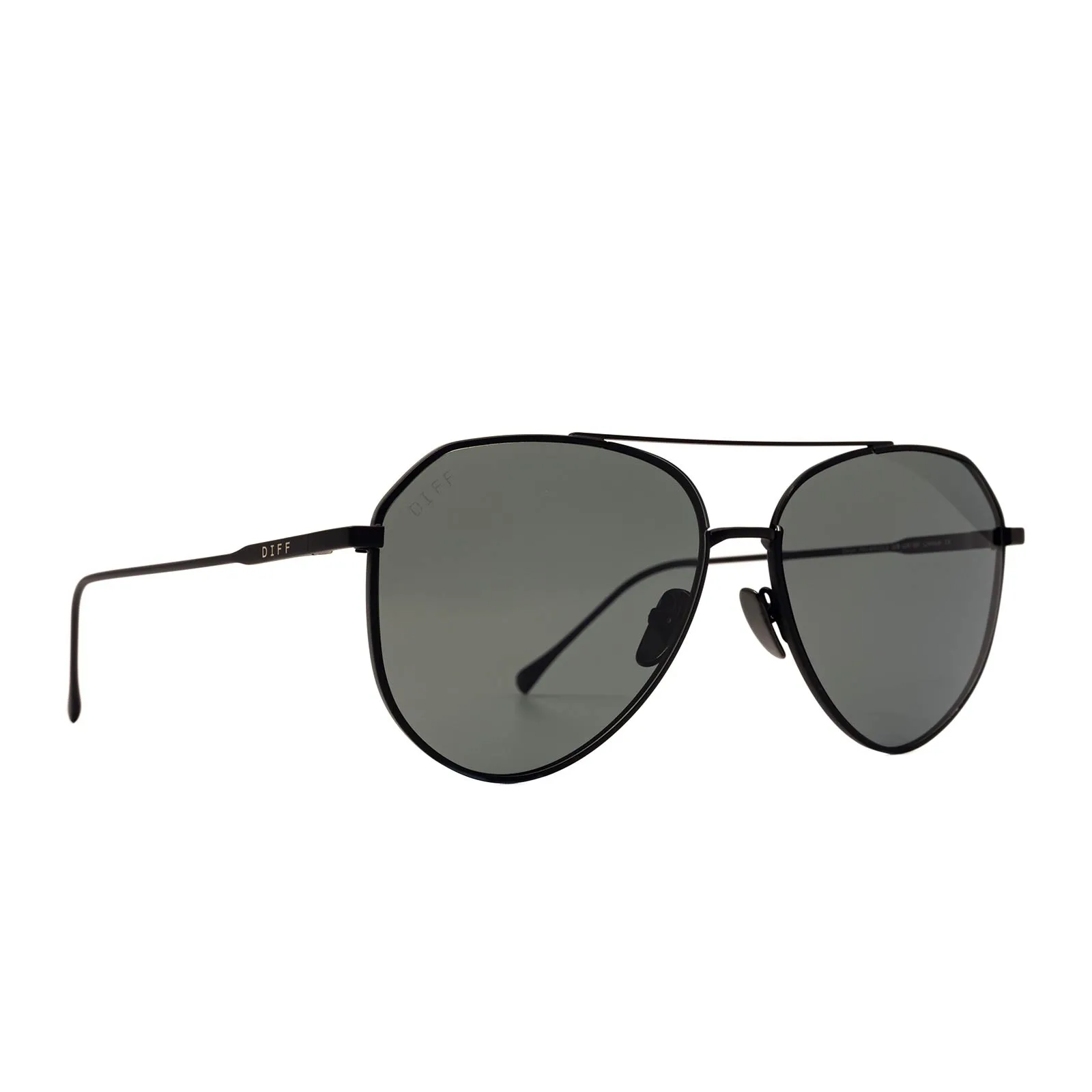 DASH - MATTE BLACK + SOLID GREY + POLARIZED MENS SUNGLASSES sold by Diff Eyewear product image thumbnail 2