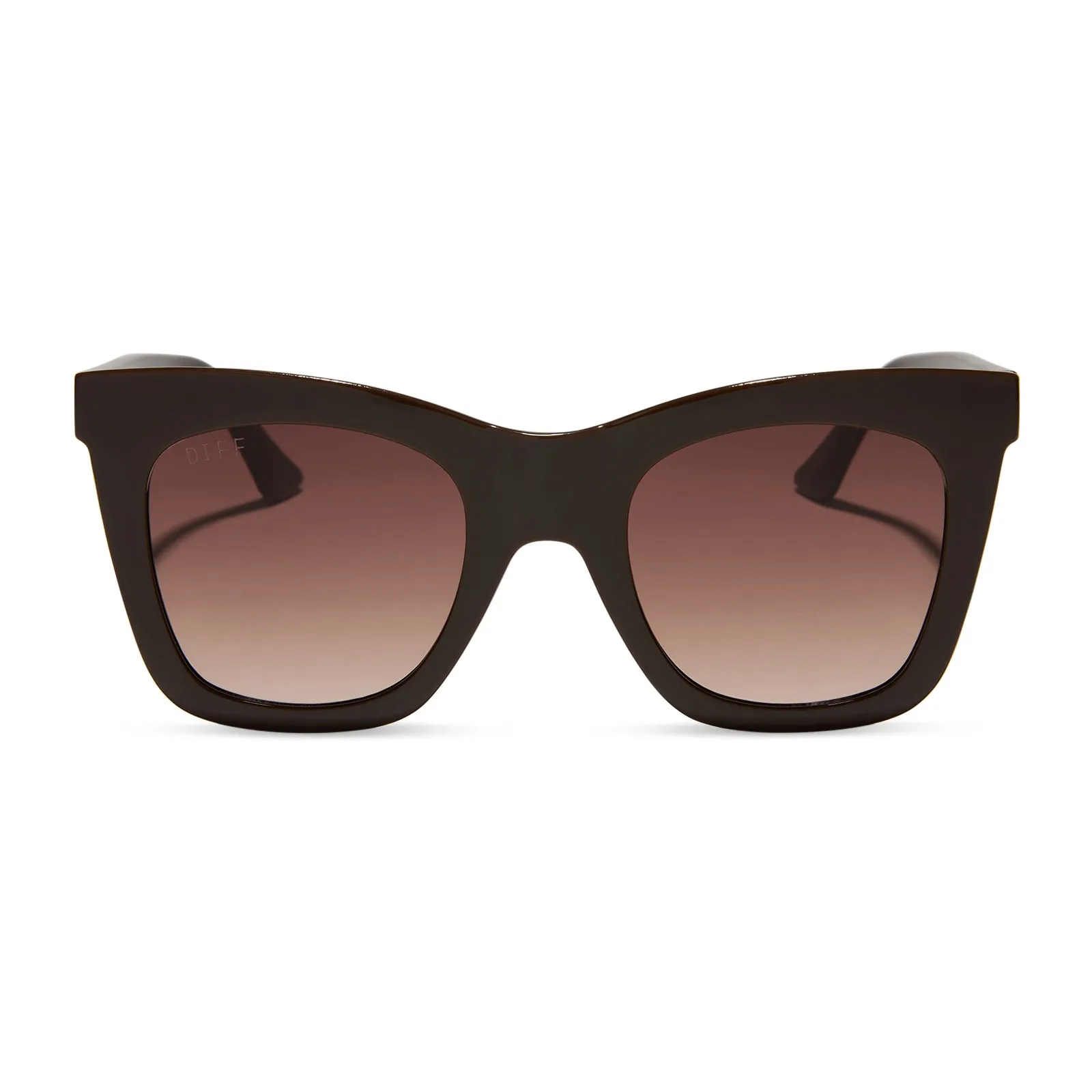TALIA - MAHOGANY + BROWN GRADIENT SUNGLASSES sold by Diff Eyewear